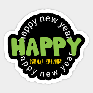 Happy new year Sticker